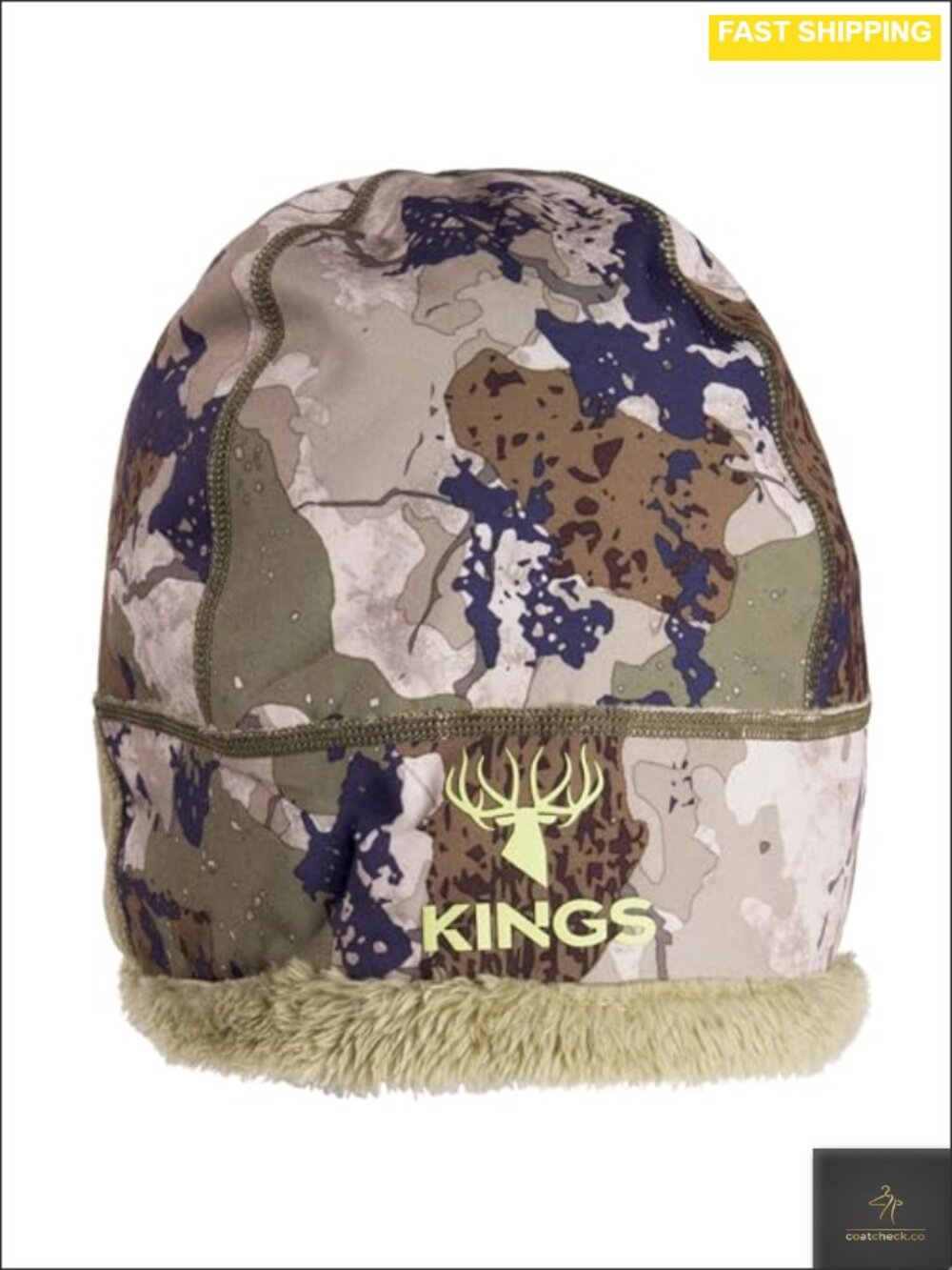 Windproof Water Resistant Fleece Lined Beanie with Odor Control
